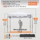 Buy Folding Gazebo with Sidewalls 3 x 3m Pop Up Gazebo Waterproof PVC Tents with Cloth Bag Outdoor Gazebo 3 Adjustable Heights White for Parties, Weddings, Gatherings