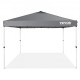 Comprar Tenda Gazebo Pop-up 12x12 pol. Gazebo Canopy 250D PU Tecido Revestido de Prata Estrutura de Aço Carbono com Saco de Rodas 4 Sacos de Areia para Exterior, Jardim, Acampamento, Cinza