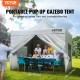 Comprar Tenda Gazebo Pop Up Tenda Gazebo à prova d'água de 12x12 pol. com paredes laterais removíveis, resistente a UV com bolsa com rodas para exterior, jardim, festa, acampamento, pátio