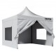 Comprar Tenda Gazebo Pop Up Tenda Gazebo à prova d'água de 12x12 pol. com paredes laterais removíveis, resistente a UV com bolsa com rodas para exterior, jardim, festa, acampamento, pátio