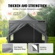 Kaufen Sie Pop-Up-Pavillon-Zelt, 30,5 x 30,5 cm, wasserdichtes Pavillon-Zelt mit abnehmbaren Seitenwänden, UV-beständig, mit Tasche auf Rollen für Outdoor, Garten, Party, Camping, Grau