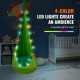 Comprar Hamaca Nido para Niños 70x160 cm Asiento Colgante para Hamaca con Cadena de Luces LED Columpio Interior y Exterior Carga de 54 kg 100% Algodón para Dormitorio, Terraza, Jardín, Bosque, Verde