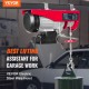 Buy Electric Cable Hoist 600kg Capacity 1150W Hoist with Wireless Remote Control 10m/min Lifting Height 12m Single Cable Pure Copper Motor for Garages Warehouses Plants