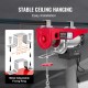 Buy Electric Cable Hoist 600kg Capacity 1150W Hoist with Wireless Remote Control 10m/min Lifting Height 12m Single Cable Pure Copper Motor for Garages Warehouses Plants