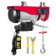 Buy Electric Hoist Lifting Load 1000kg 1600W Hoist with Wireless Remote Control 10m/min Lifting Height 12m Single Cable Pure Copper Motor for Garages Warehouses Plants