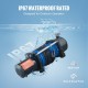 Buy 12V Electric Winch 3629kg with 2 in 1 Wireless Remote Control 20m Nylon Rope Winch IP67 Waterproof with Storage Box