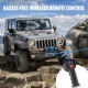 Buy 12V Electric Winch 3629kg with 2 in 1 Wireless Remote Control 20m Nylon Rope Winch IP67 Waterproof with Storage Box