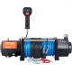 Buy 12V Electric Winch 3629kg with 2 in 1 Wireless Remote Control 20m Nylon Rope Winch IP67 Waterproof with Storage Box