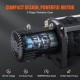 Buy 12V 5897kg Electric Winch with 2 in 1 Wireless Remote Control 20m Nylon Rope Winch IP67 Waterproof with Stainless Steel Case