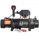 Buy 12V 5897kg Electric Winch with 2 in 1 Wireless Remote Control 20m Nylon Rope Winch IP67 Waterproof with Stainless Steel Case