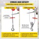 Buy Electric Hoist 1000kg/1000 lbs Electric Hoist with Electric Trolley Electric Steel Hoist Electric Winch Electric Cable with Remote Control