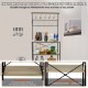 Buy 4 Tier Bakers Rack Utility Storage Shelf 84x40x170cm Industrial Kitchen Shelving with 10 Hooks 105kg Capacity Microwave Oven Holder Rack