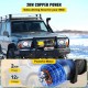 Buy Synthetic Rope Electric Winch 12V Remote Control 4700 lbs ATV Trailer Winch IP67 Electric with Precision CNC 3 Stage Planetary Gear 32 x12.5 x12.4 cm