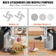 Buy Meat Grinder 550W Multifunction Electric Chopper 3kg/min with 2 Blades 2 Grinding Plates ABS Stainless Steel Sausage Pusher for Quickly Chopping Meat Onion Garlic Herbs