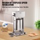 Buy Electric Sausage Stuffer Stainless Steel 15 L 4 Tubes 260 W