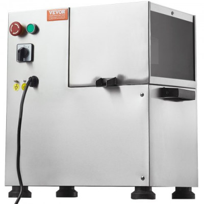 VEVOR Extractor Eléctrico de Zumo de Caña Exprimidor de Caña de Azúcar 800W 300kg/h Alto Rendimiento con 4 Rodillos Exprimidor de Cítricos de Entrada Grande para Extracción de Zumo Doméstico Comercial