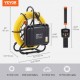 Buy Inspection Camera Drain Endoscope Camera 9" Screen with IP68 Waterproof 4500mAh Battery 12 Adjustable LEDs 91.5m Cable Card