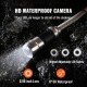 Buy Endoscope Camera Borescope Drain Inspection Camera with Screen 30m Cable