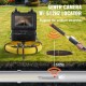 Buy Inspection Camera Drain Endoscope Camera 9" Screen with IP68 Waterproof 4500mAh Battery 12 Adjustable LEDs 50m Cable Card