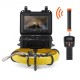 Buy Inspection Camera Drain Endoscope Camera 9" Screen with IP68 Waterproof 4500mAh Battery 12 Adjustable LEDs 50m Cable Card