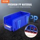 Comprar Contenedor de Pernos 12 Cajas de Almacenamiento Apilables para Taller 276 x 139 x 128 mm Combinación Azul/Roja Contenedor de Herramientas para Armario, Cocina, Oficina, Despensa, Estante, Pared