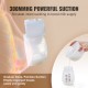 Buy Hands Free Electric Breast Pump 4 Modes Rechargeable Portable Breast Pump 12 Levels 300mmHg Suction 24mm Flange Insert 28mm Breast Flanges LED Display for Travel