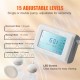 Buy Single/Double Electric Breast Pump Adjustable 4 Modes 9/15 Levels Reciprocating Piston Pump Anti-Reflux Suction 300mmHg 18/22mm Chest Straps for Breastfeeding Travel Home