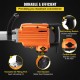 Buy Demolition Hammer 2200W Professional Electric Hammer, 50 J Demolition Hammer, 2000 BPM with Flat Chisel, Pointed Chisel and Complete Accessories 2 Handles for Concrete and Masonry