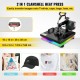 Buy Heat Press 34.29-43.18cm Heat Press Machine Aluminum Iron and Plastic Black and Red Heat Press Machine for