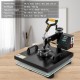 Buy Heat Press 34.29-43.18cm Heat Press Machine Aluminum Iron and Plastic Black and Red Heat Press Machine for