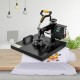 Buy Heat Press 34.29-43.18cm Heat Press Machine Aluminum Iron and Plastic Black and Red Heat Press Machine for