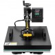 Buy Heat Press 34.29-43.18cm Heat Press Machine Aluminum Iron and Plastic Black and Red Heat Press Machine for