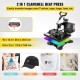 Buy Heat Press Machine 0-482°F 13.5-17 Inch Heat Press Machine Aluminum Iron and Plastic Black Sublimation Machine