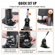 Buy Button Making Machine 32mm & 58mm Badge Machine Button Maker Press with 500 Button Kits with Magic Book and Circle Cutter