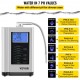 Koop Alkaline Water Ionisator Machine 6000L Alkaline Water Ionisator PH 3.5-10.5 Waterstof Water Generator 258x170x110 mm met LCD Touch Screen 3.8" Bediening voor Koken, Steriliseren