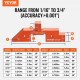 Comprar Barras de configuración de mesa de enrutador 14 Piezas bloques de configuración de aluminio de precisión, juego de medidores de altura, con marcas de tamaño grabadas con láser, con estuche