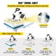 Buy in 1 Heat Press 12 x 15 inch (29 x 38cm) White Heat Press Machine for Shoes Hats Sublimation Machine