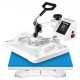 Buy in 1 Heat Press 12 x 15 inch (29 x 38cm) White Heat Press Machine for Shoes Hats Sublimation Machine