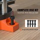 Buy Workbench Vise Cast Iron Bench Vise with 1.9x1.7 Inch Anvil 240° Swivel Base 4.5 Inch Jaw Width Bench Clamp for Woodworking Cutting Duct