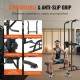 Comprar Silla Romana con Banco Barra de Dominadas de Pie Ajustable en Altura de 10 Niveles 200 Kg Equipo de Entrenamiento de Fuerza Multifunción con Coderas en el Respaldo, Estación de Inmersión Fitness