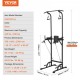 Comprar Silla Romana, Barra de Dominadas de Pie Ajustable en Altura de 10 Niveles 200 Kg Equipo de Entrenamiento de Fuerza Multifunción con Respaldo Ajustable y Coderas, Estación de Inmersiones Fitness