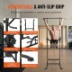 Comprar Silla Romana, Barra de Dominadas de Pie Ajustable en Altura de 10 Niveles 200 Kg, Equipo de Entrenamiento de Fuerza Multifunción con Respaldo y Coderas, Estación de Inmersión Fitness, Gimnasio