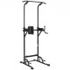 Comprar Silla Romana, Barra de Dominadas de Pie Ajustable en Altura de 10 Niveles 200 Kg, Equipo de Entrenamiento de Fuerza Multifunción con Respaldo y Coderas, Estación de Inmersión Fitness, Gimnasio