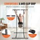 Comprar Barra de dominadas de pie, estación de inmersión de altura ajustable de 2 niveles, carga 100 kg, equipo de entrenamiento de fuerza multifunción, torre de potencia para fitness, culturismo, negro