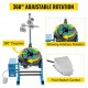 Buy Welding Turntable, 80W 30kg/15kg Welding Positioner Chuck, 1-15r/min Tilt Angle 0-90° Welding Turntable for Workpiece Clamping