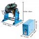 Buy Welding Turntable, 80W 30kg/15kg Welding Positioner Chuck, 1-15r/min Tilt Angle 0-90° Welding Turntable for Workpiece Clamping