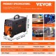 Buy 3 in 1 Welding Machine Inverter Welder 50-250 A MIG-250 MIG MMA TIG Welder Digital Display 2.2-12 m/min Wire Thickness 0.6mm, 0.8mm, 1mm for Welding Alloy, Steel, Iron