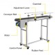 VEVOR Máquina Transportadora Eléctrica, Cinta Transportadora Electrónica de PVC 500x200x750mm, Transportador Doble Barandilla