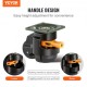 Buy Leveling Casters 4 Pieces Swivel Casters 50.8 mm Total Load 500 kg Heavy Duty with Improved Handle Design, 360 Degree Swivel Casters, Adjustable with Feet for Workbench