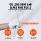 Buy Fish Tape Reel Length 3.2m Diameter 3mm Steel Wire Puller Fishing Tape with Housing and Handle Flexible Wire Fishing Tools with Plastic Box